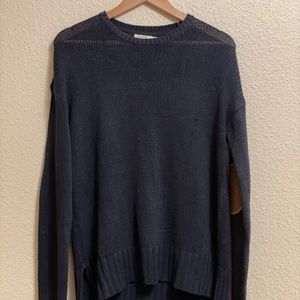 Harper Heritage Knit Pullover Sweater Elbow Patch detail